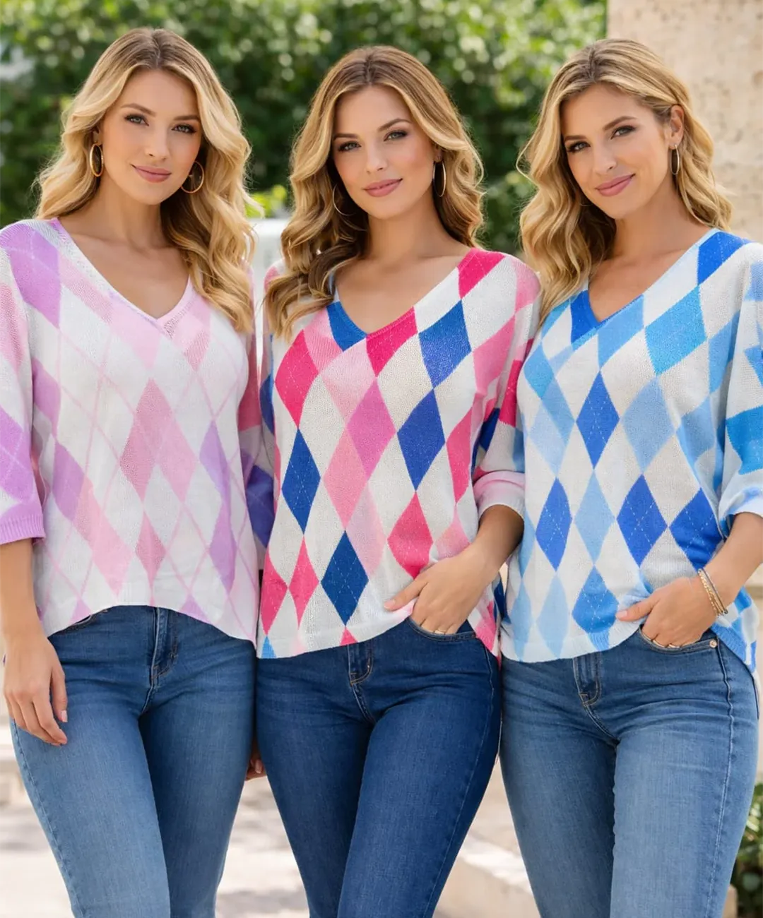 Diamond Print V Mesh Fine Knit