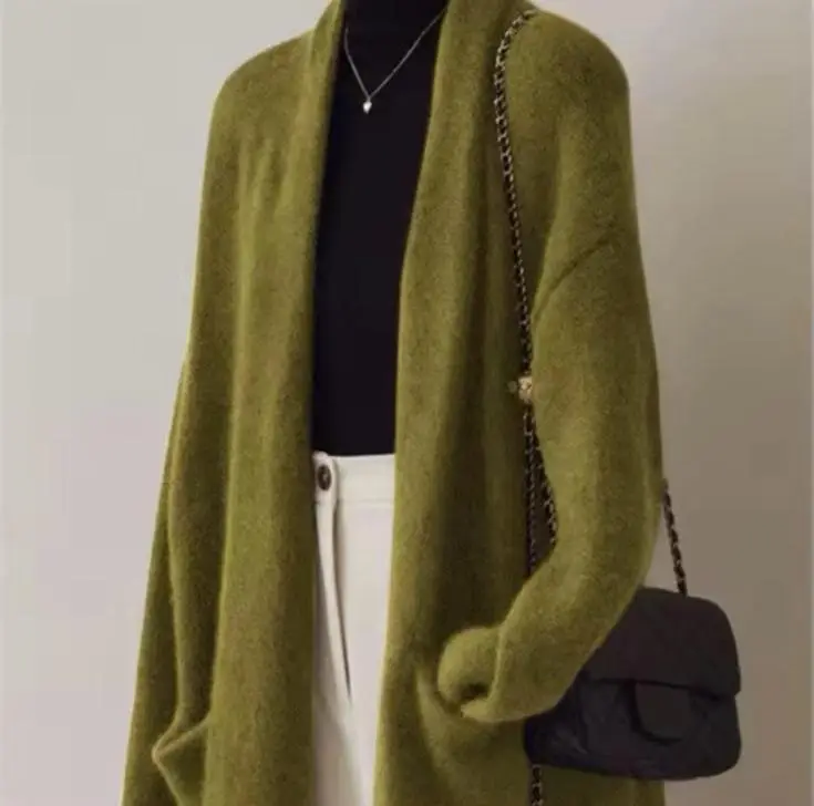 Grace 100% Cashmere Long Cardigan Jacket